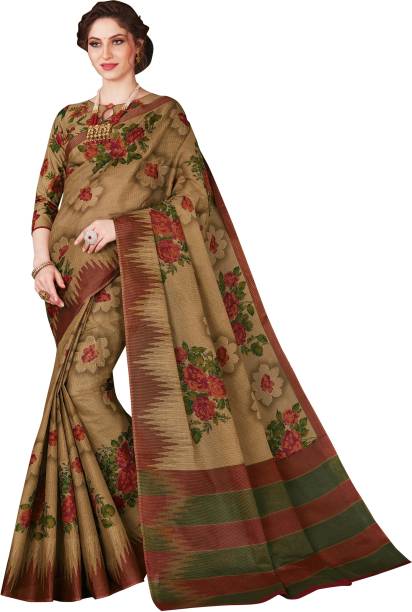 Printed Daily Wear Pure Cotton Saree Price in India