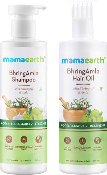 MamaEarth BhringAmla Combo for Intense Hair Treatment
