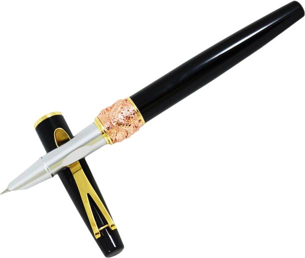auteur Unique Dragon Carved Glossy Black Color Lucky Charm Slim Nib Special and Limited Edition Fountain Pen