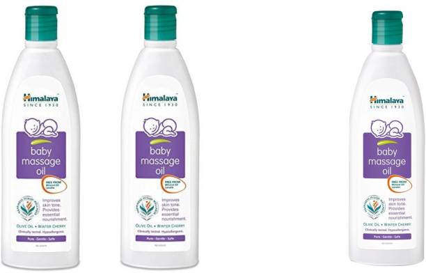 HIMALAYA Baby Massage Oil (Pack of 3)