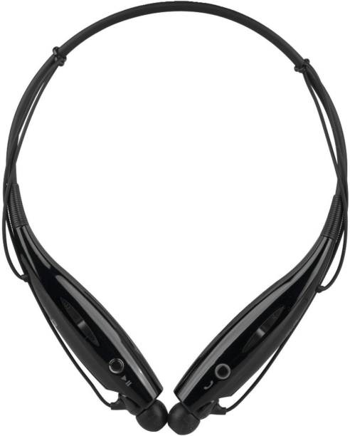 WORLD ONLINE Noise Cancelling Sweatproof Sports Headphone with HD Calling Mic Bluetooth Headset
