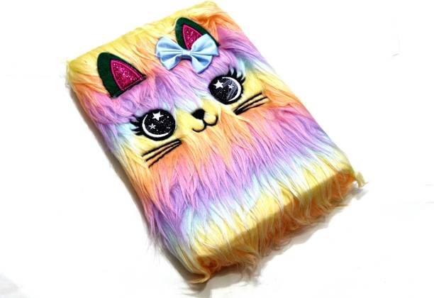 Prezzie Villa Kitty Cat Rainbow Plush Regular Diary Yed...