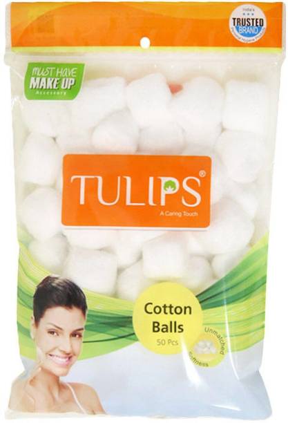 Tulips cotton ball 50 pcs pack of 2