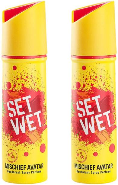 SET WET MISCHIEF Avatar Deodorant Spray - For Men & Women (2 X 150ml) Deodorant Spray  -  For Men & Women
