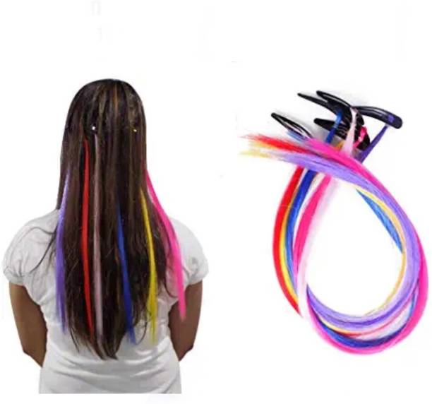 Alizz Multicolor hairpieces for kids highlighter hair Hair Extension