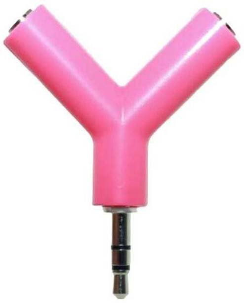 Top Headset Y Splitter cheap price 5stars Flipkart in India 56 play run Pink Trending Y Shape 3.5mm Stereo Splitter Audio Jack 1 Male to 2 Female Earphone Headset Adapter for PC Smartphone Pad Headset Gamer Adapter Kit Y Shape 3.5mm Y Splitter for Audio/Headphone Phone Converter