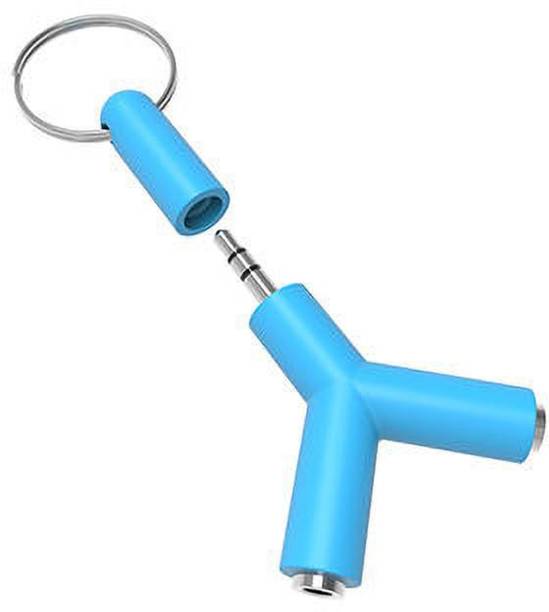 Top Headset Y Splitter cheap price 5stars Flipkart in India 58 play run Blue Trending Y Shape 3.5mm Stereo Splitter Audio Jack 1 Male to 2 Female Earphone Headset Adapter for PC Smartphone Pad Headset Gamer Adapter Kit Y Shape 3.5mm Y Splitter for Audio/Headphone Phone Converter