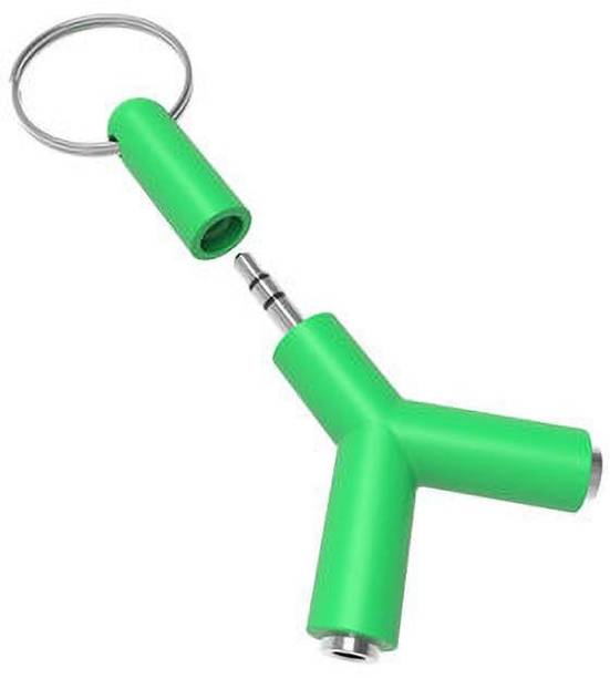 Top Headset Y Splitter cheap price 5stars Flipkart in India 57 play run Green Trending Y Shape 3.5mm Stereo Splitter Audio Jack 1 Male to 2 Female Earphone Headset Adapter for PC Smartphone Pad Headset Gamer Adapter Kit Y Shape 3.5mm Y Splitter for Audio/Headphone Phone Converter