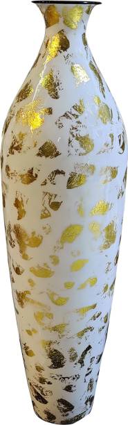 Flipkart Perfect Homes White Gold Finish Iron Vase