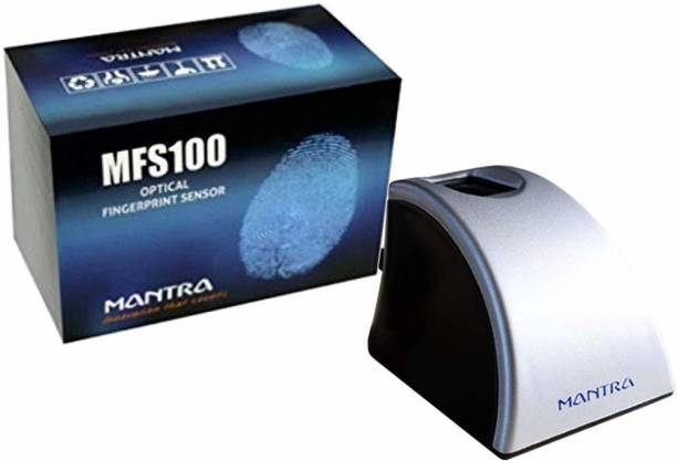 MANTRA MFS100 Biometric Fingerprint USB Device With RD Services Corded Portable Scanner