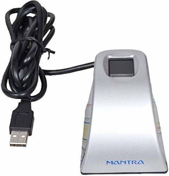 MANTRA MFS100 BIOMETRIC PORTABLE FINGERPRINTER SCANNER WITH RD SERVICES. Corded Portable Scanner
