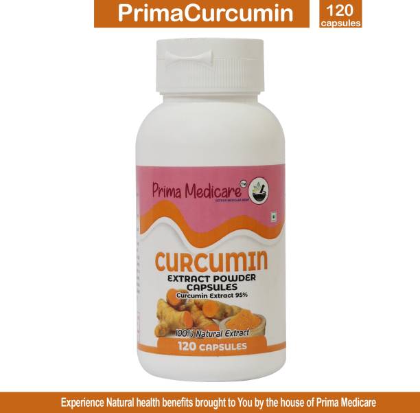 Prima Medicare Natural Strong Immunity 95% Curcumin Capsules- 120 Veg Capsules