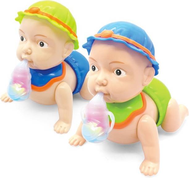 SHIBU Naughty Baby Crawling Toy With Music And 3D Lights