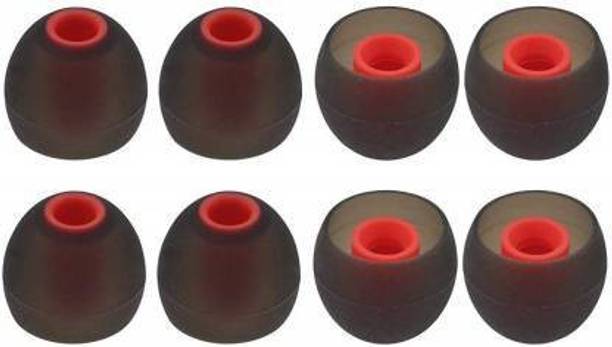 Top Headset Rubber Buds cheap price 5stars Flipkart in India 4 dhriyag 8 Pcs (4 Set) Earbuds Rubber Earphone Tips Replacement Headphone ear Cushion Ear Buds for Bluetooth Earphones In The Ear Headphone Cushion
