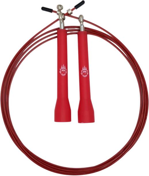 Burnlab Active Speed Skipping Rope (Red) Ball Bearing Skipping Rope