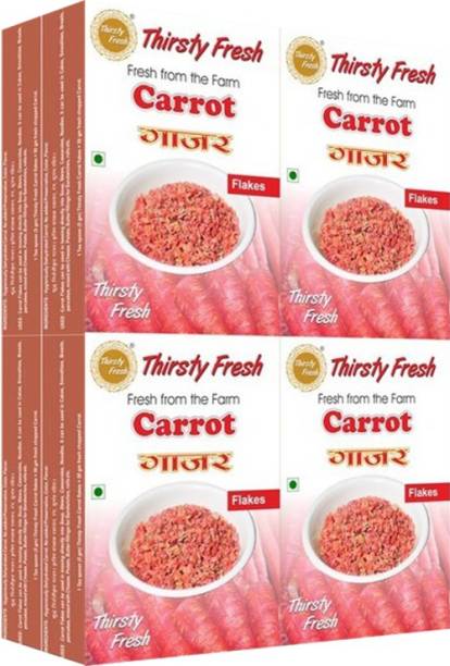 Thirsty Fresh Carrot Flakes - (Wholesale Pack of 200gx8)