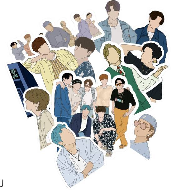 bts dynamite new album stickers wallpapers buy bts dynamite new album stickers wallpapers online at best prices in india flipkart com