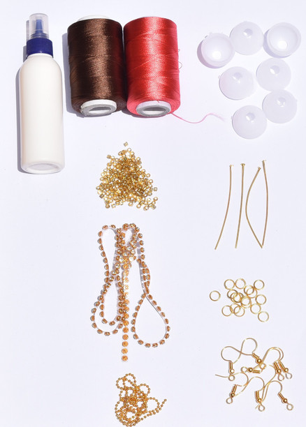 silk thread jewellery making kit flipkart