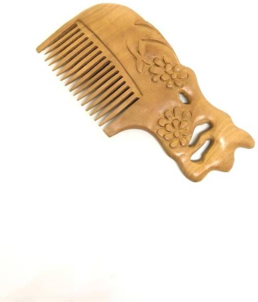 AL-KHIRAAT Sandalwood comb fine carving