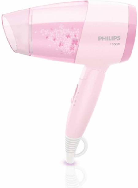 PHILIPS BHC017/00 Thermoprotect 1200W with Air Concentrator + Diffuser Attachment (Pink) Hair Dryer
