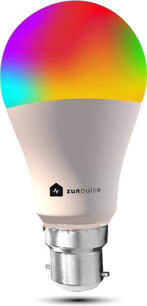 Zunpulse WiFi Enabled 10W 16 million colours B22 Round LED Smart Bulb