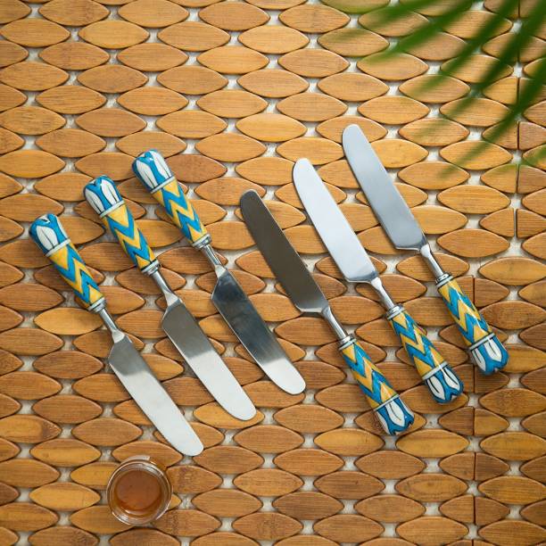 ExclusiveLane Stainless Steel Bread Knife Set