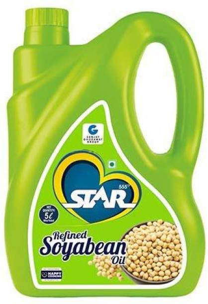 STAR 555 Refined Soyabean Oil, 5 LTR Soyabean Oil Can