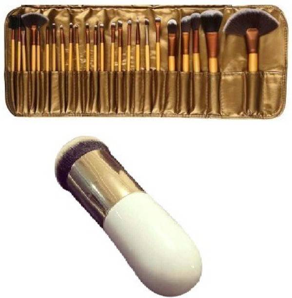 nakedplus MAKEUP TOOLS WITH PU BAG ,WITH FOUNDATION BRUSH ..