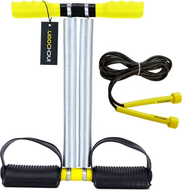 Inchdown Tummy Trimmer Ab Exerciser and Skipping Rope Combo For Men and Women Gym & Fitness Kit