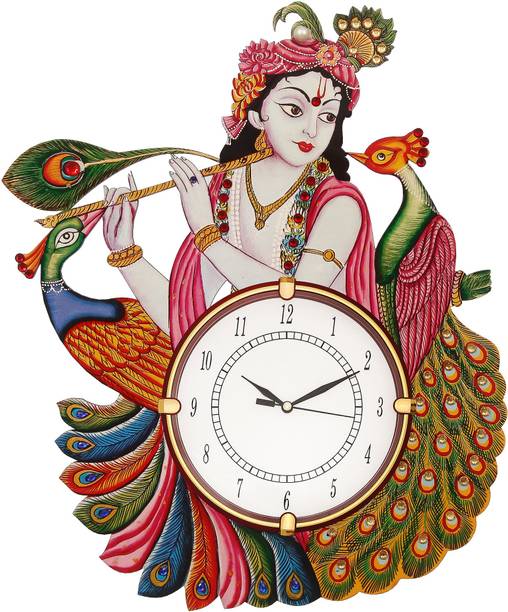 CAPIO ART Analog 42 cm X 30 cm Wall Clock