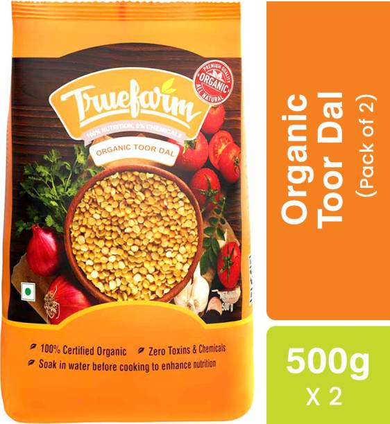 Truefarm Organic Yellow Toor/Arhar Dal (Split)