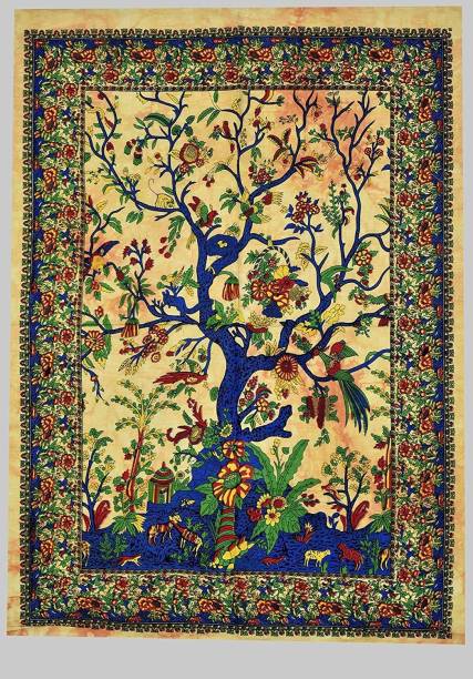 Art World Tree of Life Boho Hippie Tapestry