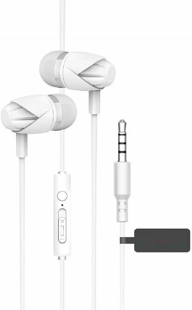 Top Headset India cheap price 5stars Flipkart in India 20 Family Occasion HD and 4D Sound Inspired Design White Earphone(Pack of 1) Wired Headset