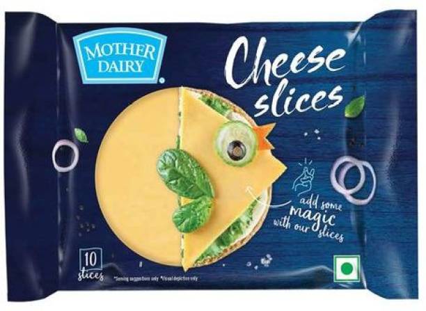 MOTHER DAIRY plain Processed cheese Slices