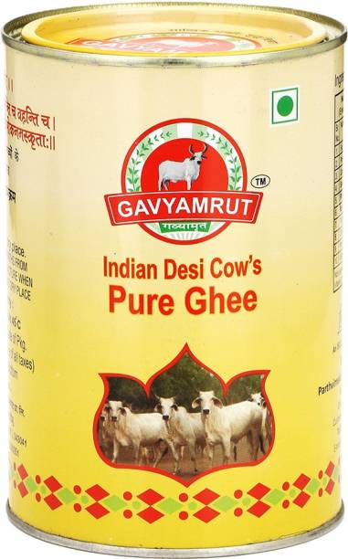 Gavyamrut Indian Desi Cow Desi Ghee Ghee 1 L Can