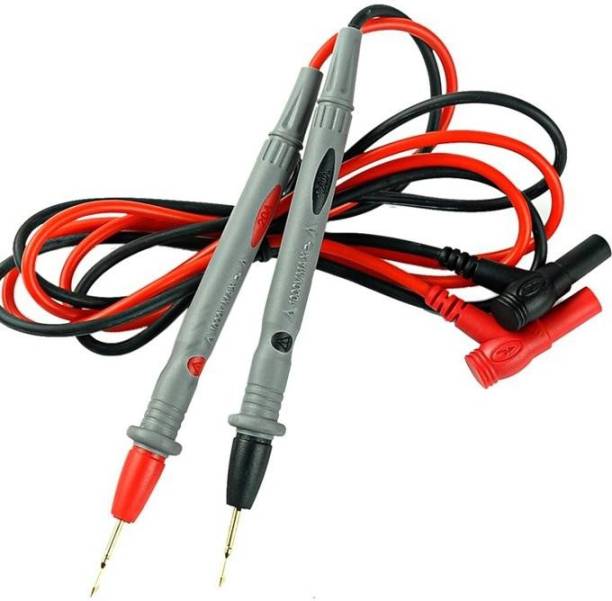Inditrust Heavy Duty Multimeter wire 1000 Volt 20 Amp Universal Multimeter clamp meter wire Lead Probes Plug Test Cable Wire Digital Multimeter (2000 Counts) Digital Multimeter