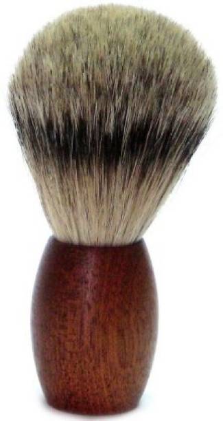 CANDELA Wooden Handle Smooth and Soft Bristle  C14 Shaving Brush