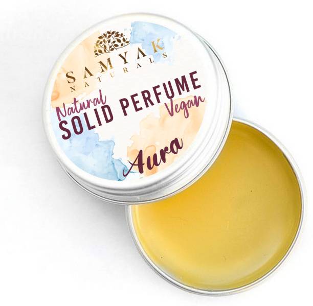 SAMYAK NATURALS 100% Natural Vegan Solid Perfume - AURA With Goodness Of Jojoba Oil And Candelilla Wax (10 Gms) Deodorant Cream  -  For Men & Women