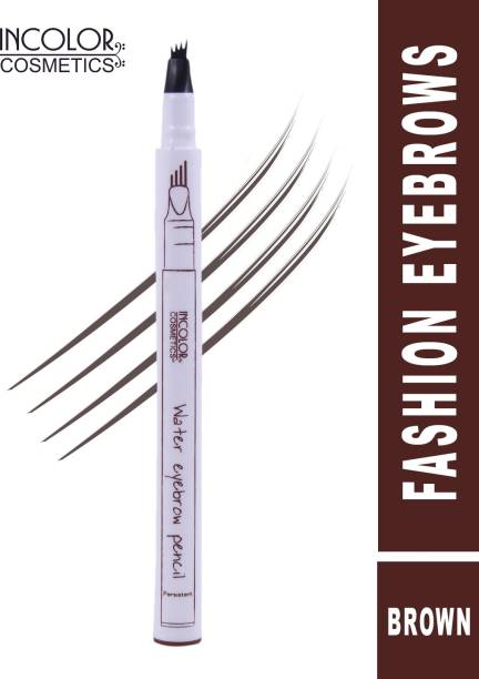 INCOLOR Forked Long Lasting Fashion Eyebrow Pencil Brown