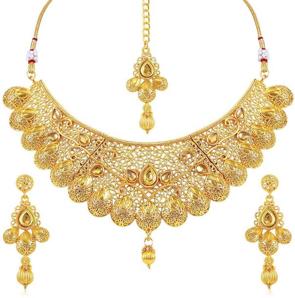 Gold Plated Necklaces - Buy Gold Plated Necklaces online at Best Gold Plated Necklaces - Buy Gold Plated Necklaces online at Best