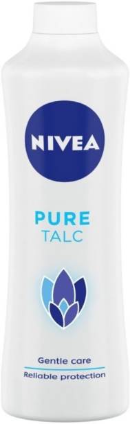 NIVEA Talcum Powder for Men & Women, Pure, For Gentle Fragrance & Reliable Protection Against Body Odour