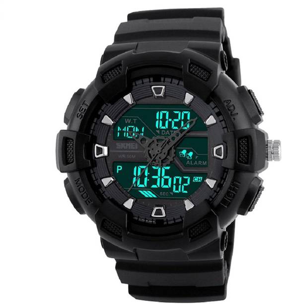 SKMEI 1189 Black sports watch Gents Solitary Pattern NEW GENERATION DIGITAL NEW DIGITAL LED SPORTS Digital smart Watch Unique Arrow New Arrival…