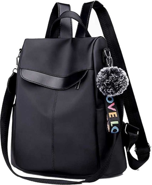 F-color Dual Use Canvas Sling Bag Mini Backpack for Women Girls Backpack Purse