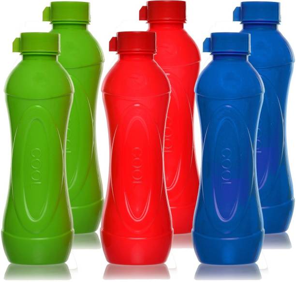 Ddice Polypropylene Cool Multi-Colour Pack of 6 1000 ml Bottle