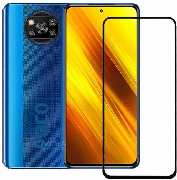 XRENGTH Edge To Edge Tempered Glass for POCO X3