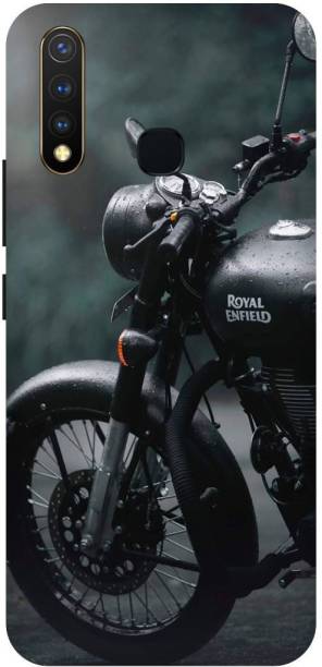 Bluvver Back Cover for Vivo Y19 Vivo 1915 Printed Royal Enfield,Bullet Bike Back Cover