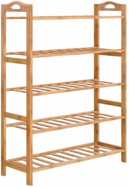 Soild Wood Shoe Racks Solid, Wooden Stand With Shelves