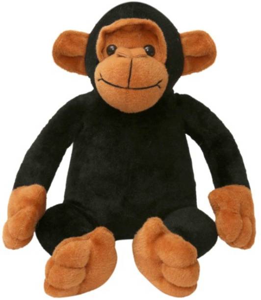 Lil'ted Super Soft Gorilla Stuff Toy (30cm, Multicolour)  - 30 cm