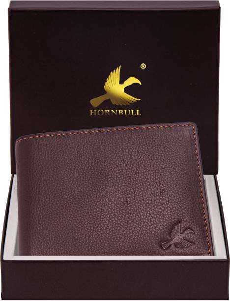 HORNBULL Men Brown Genuine Leather Wallet