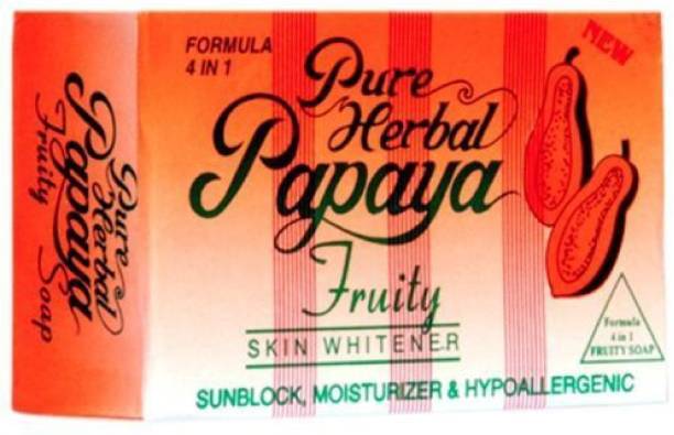 Pure Herbal Papaya Fruity Skin Whitener Soap